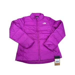 Womens The North Face Flare 2 (Minoqua) Puffer Down Jacket Berry